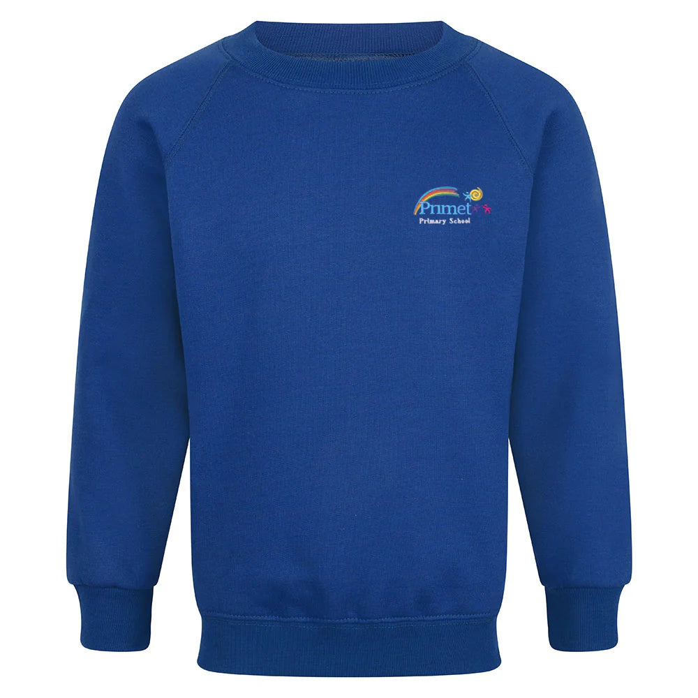 Round/Crew Neck Sweatshirt - Primet Primary Colne