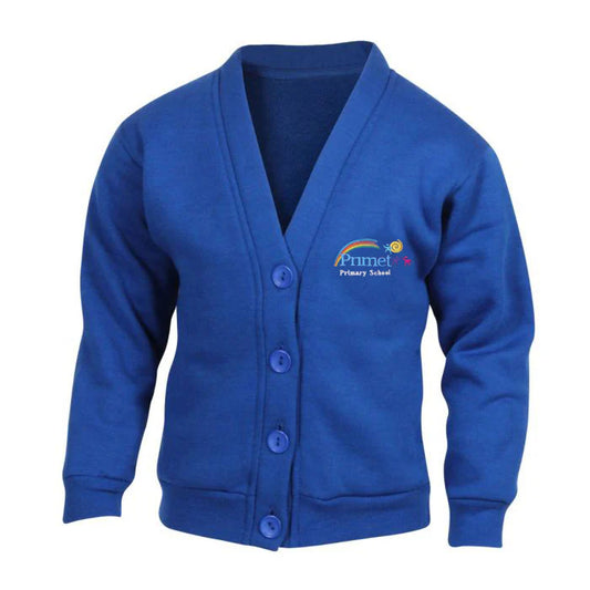 Sweatshirt Cardigan -  Primet Primary Colne