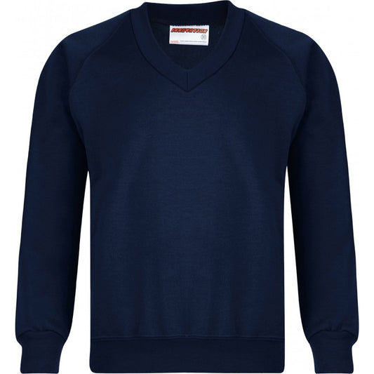 V-Neck Sweatshirt - Higham St Johns - School Brands